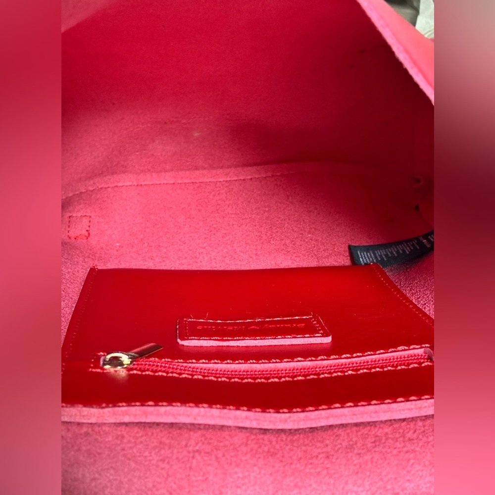 Brandy Melville Mini Red Backpack - image 8